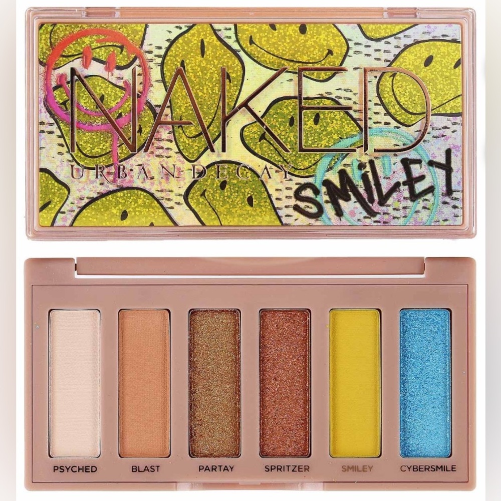 URBAN DECAY x Smiley Naked Mini Eyeshadow Palette Mucho Happy NEW!